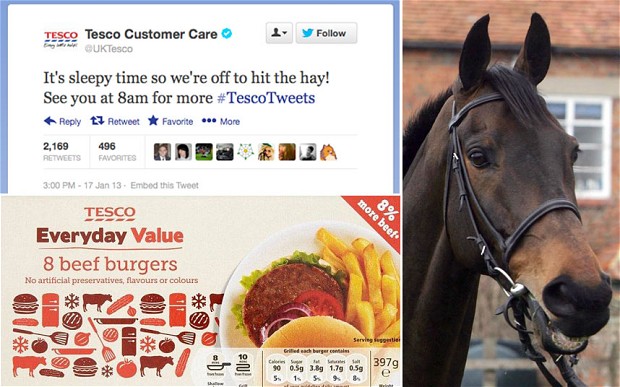 Time to hit they hay - #TescoTweets