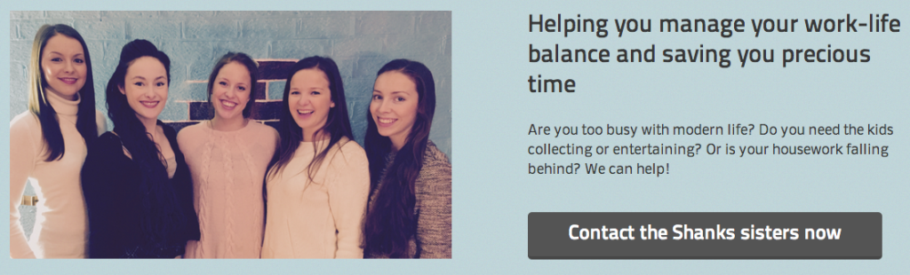 Maid in Kenilworth already had some good links with online marketing Maid in Kenilworth website - Shanks sisters image