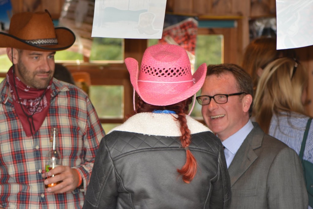 Chris White at the Spaghetti launch