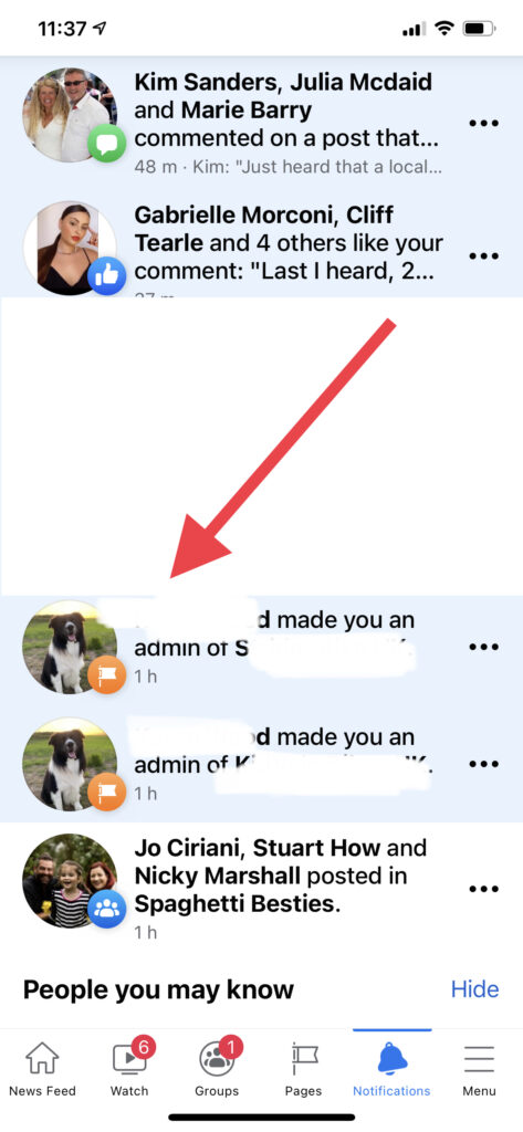 Adding an amind to Facebook - mobile app