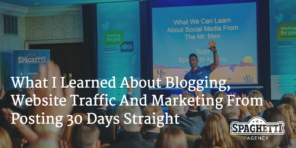 Todd teaching blogging for business in Warwickshire