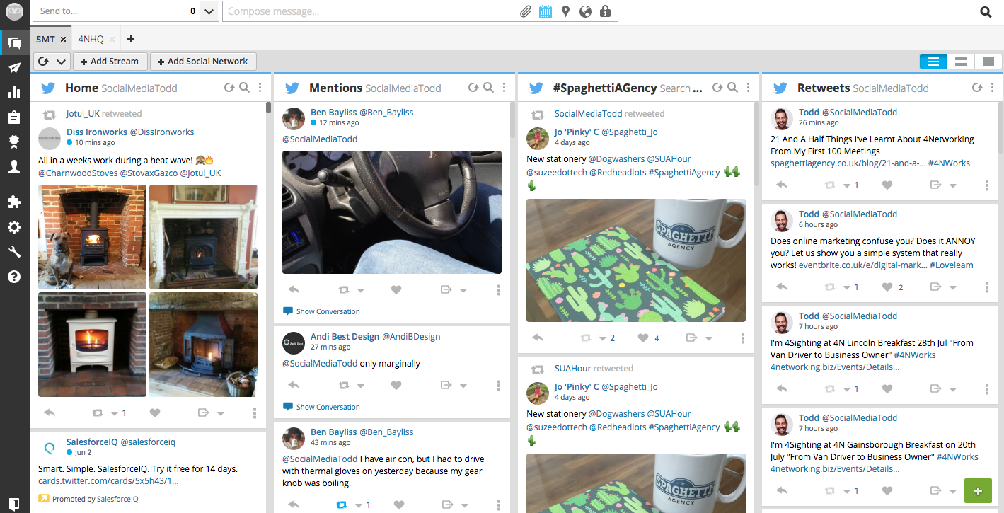Hootsuite - Twitter scheduling tool