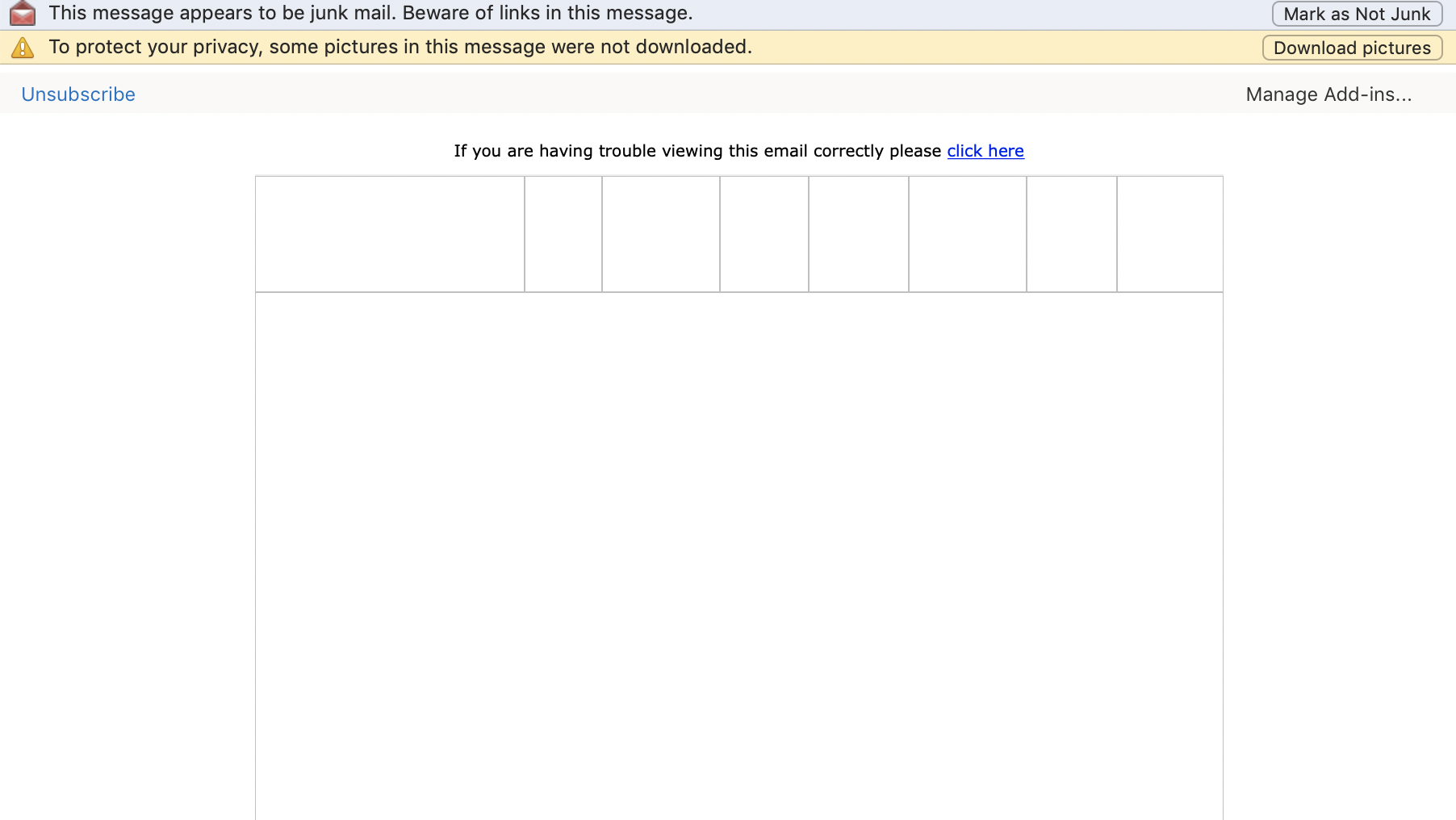 Email marketing gone wrong