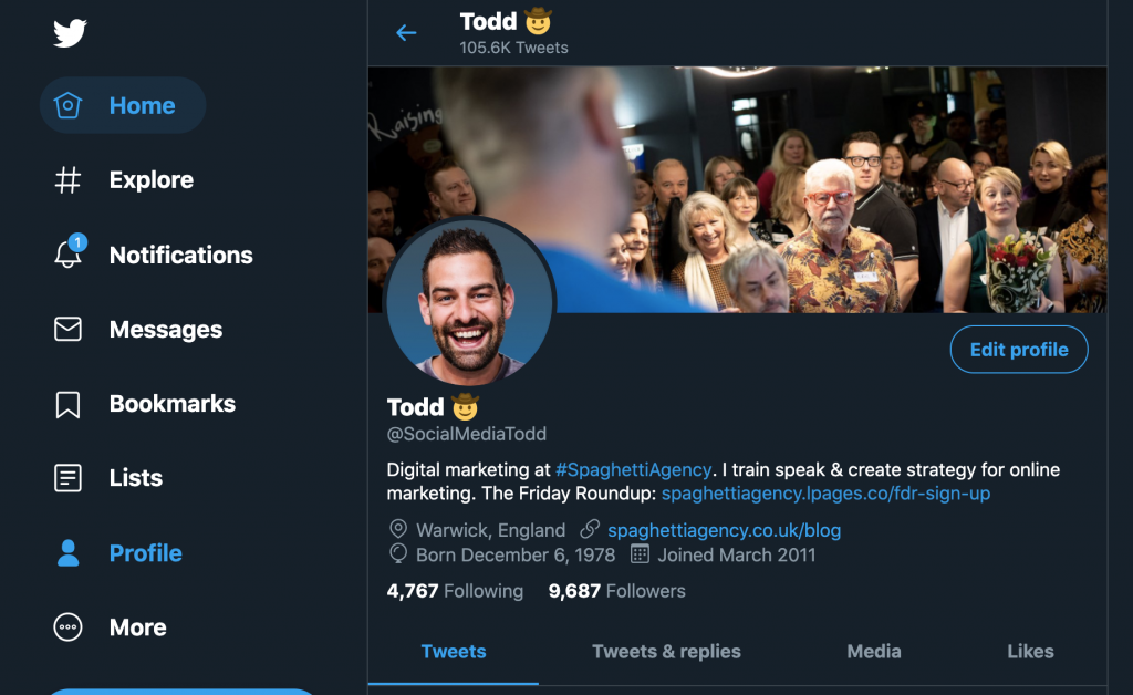 Add email sign up to social media