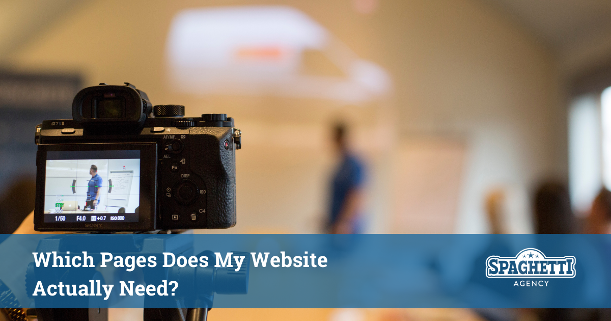 What pages does my website need?